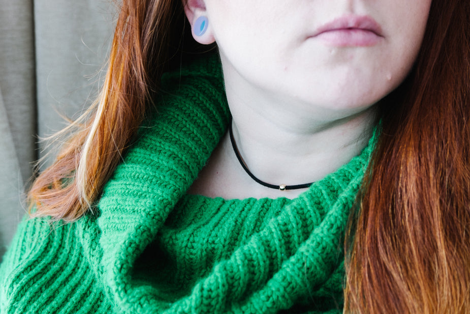 Choker met kraal
