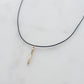 Choker met gouden hanger
