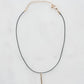 Choker met gouden hanger
